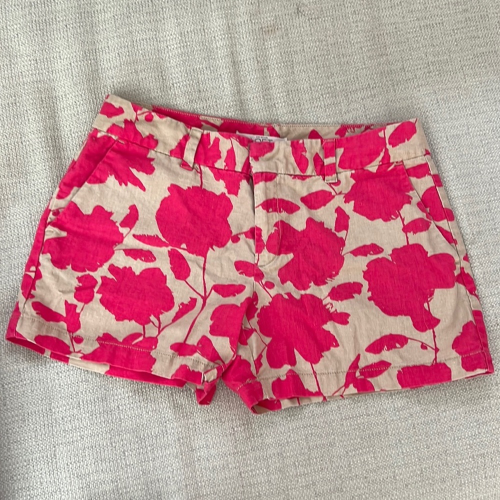 Ann Taylor Floral Tailored Shorts